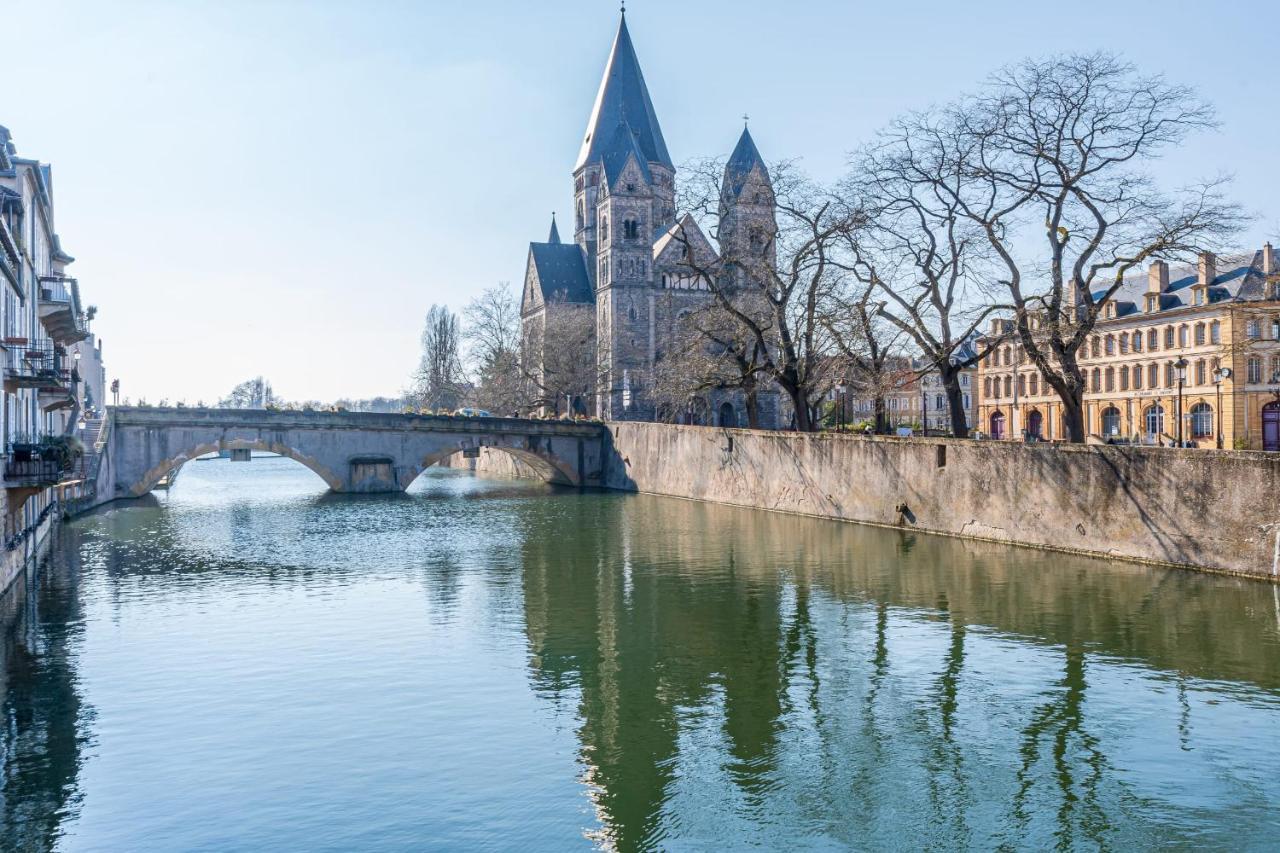 Suite "Comme A Venise" Vue Sur Metz Opera Avec Parking Inclus Exterior foto